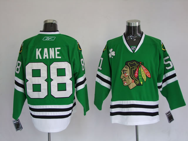 Jerseys Chicago Blackhawks 88 Patrick Kane Green