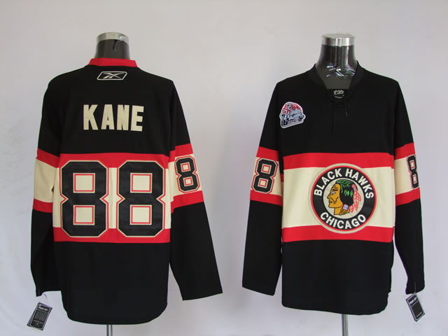 Jerseys Chicago Blackhawks 88 Patrick Kane Black