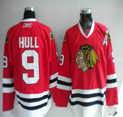 Jerseys Chicago Blackhawks 9 Hull red