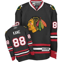 Chicago Blackhawks 88 Patrick Kane Premier Dark Hockey Black