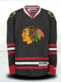 Chicago Blackhawks 51 CAMPBELL Hockey Black Jersey