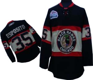 Blackhawks ESPOSITO 35 BLACK Winter Classic