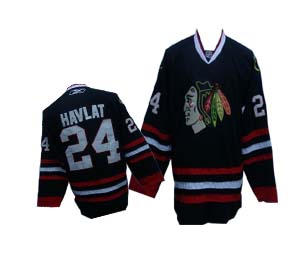 Chicago Blackhawks 24 Havlat Hockey Black