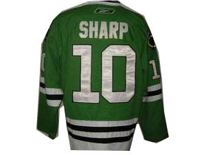 Chicago Blackhawks Sharp 10 Green Jersey