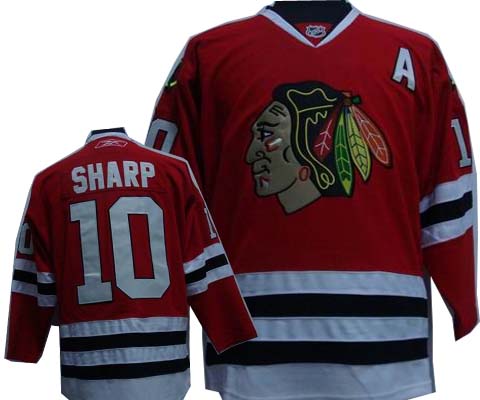 Chicago Blackhawks 10 SHARP Red