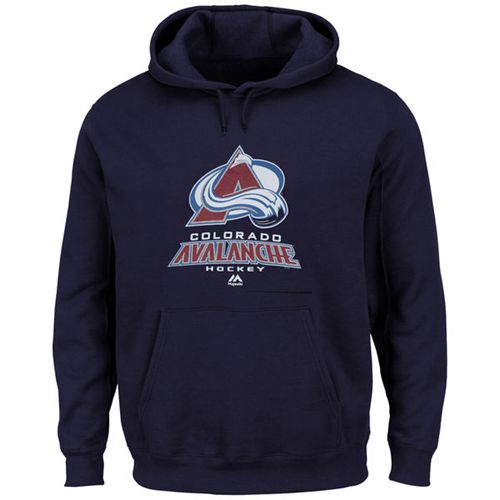 Colorado Avalanche Majestic Big & Tall Critical Victory Pullover Hoodie