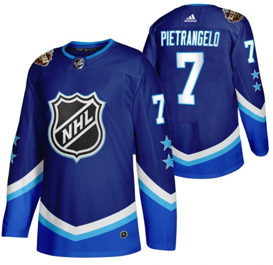 Men's Vegas Golden Knights #7 Alex Pietrangelo 2022 All-Star Blue Stitched Jersey