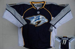 Nashville Predators jerseys 11 LEGWAND black white jerseys