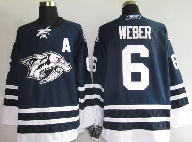 NHL Jerseys Nashville Predators 6# WEBER