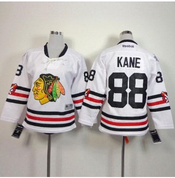 Youth Blackhawks #88 Patrick Kane White 2015 Winter Classic NHL Jersey