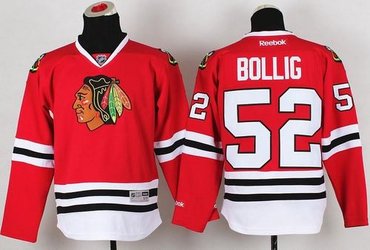 Youth NHL Chicago Blackhawks #52 Brandon Bollig Red Jersey