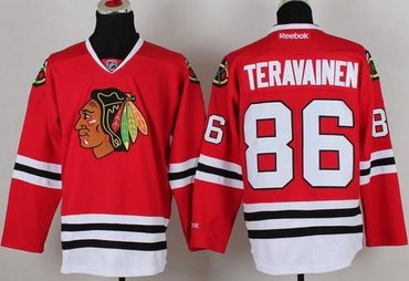 Youth Chicago Blackhawks #86 Teuvo Teravainen Red 2014 Stadium Series NHL Jersey