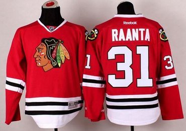 Youth Chicago Blackhawks #31 Antti Raanta Red 2014 Stadium Series NHL Jersey