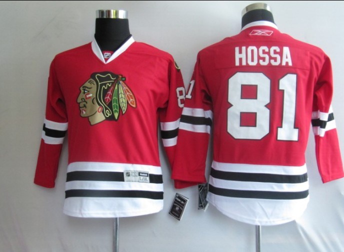 nhl jerseys chicago blackhawks 81 hossa red [kids