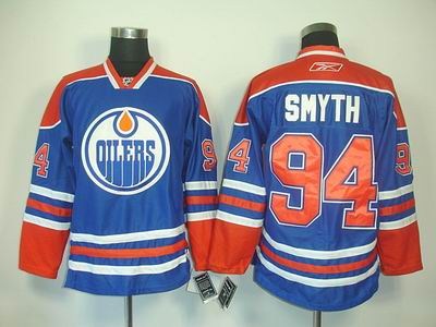 youth edmonton oilers 94 smyth it.blue jerseys