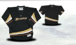 anaheim ducks youth black jersey (blank or customized)