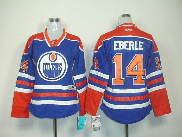 women edmonton oilers 14 jordan eberle jerseys lt blue