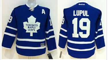 Youth NHL Toronto Maple Leafs #19 Joffrey Lupul Blue Home Jersey