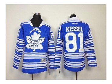 Youth nhl jerseys toronto maple leafs #81 kessel blue(2014 winter classic)