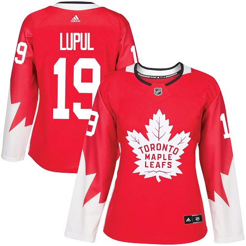 Maple Leafs #19 Joffrey Lupul Red Alternate Women's Stitched NHL Jersey