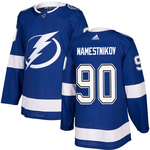 Adidas Lightning #90 Vladislav Namestnikov Blue Home Authentic Stitched Youth NHL Jersey