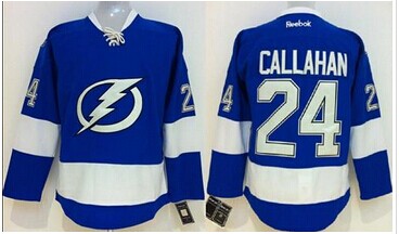 Youth NHL Tampa Bay Lightning #24 Ryan Callahan Royal Blue Jersey