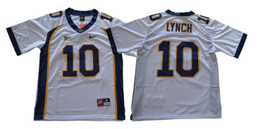 California Golden Bears 10 Marshawn Lynch White College Football Jersey