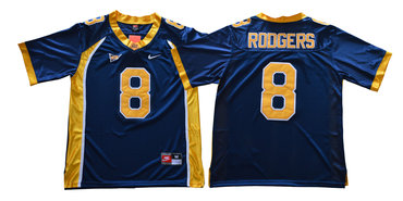 California Golden Bears 8 Aaron Rodgers Navy College Football Jersey