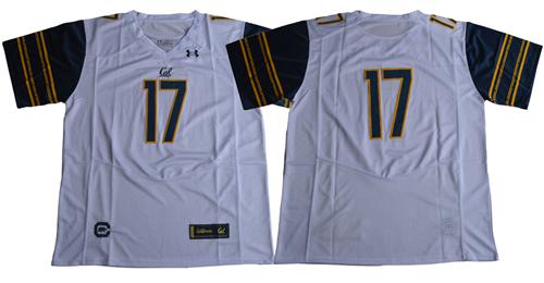 Golden Bears 2017 Fans White Premier Stitched NCAA Jersey