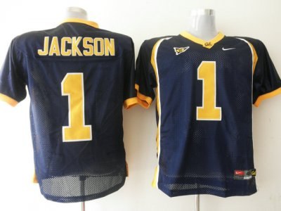 golden bears #1 desean jackson blue embroidered ncaa jersey