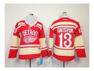 women nhl jerseys detroit red wings #13 datsyuk red(2014 winter classic)