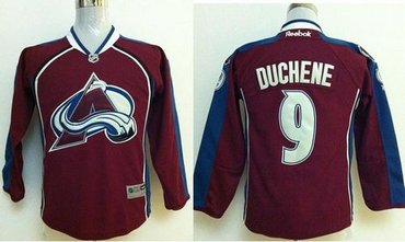 Youth NHL Colorado Avalanche #9 Matt Duchene Red Jersey