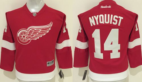 Red Wings #14 Pavel Datsyuk Red Home Stitched Youth NHL Jersey