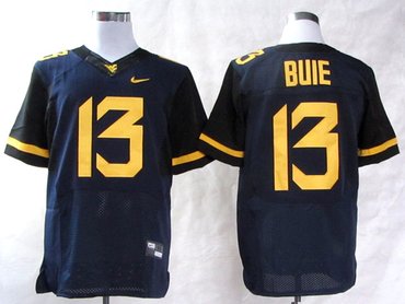 NEW West Virginia Mountaineers Andrew Buie 13 College Football Elite Jerseys - Blue