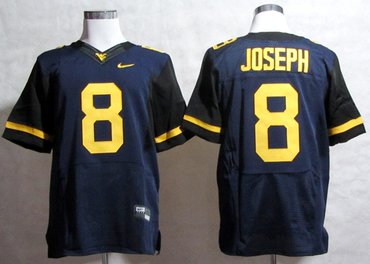 NEW West Virginia Mountaineers Karl Joseph 8 College Football Elite Jerseys - Blue