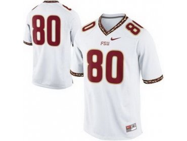 Florida State Seminoles FSU 80 Rashad Greene White College Football NCAA Jerseys