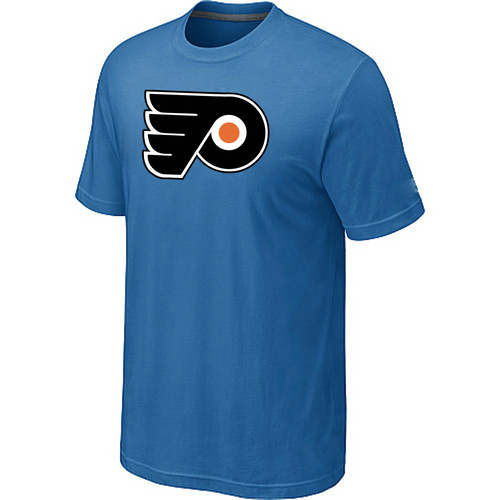 NHL Philadelphia Flyers Big & Tall Logo Light Blue T-Shirt