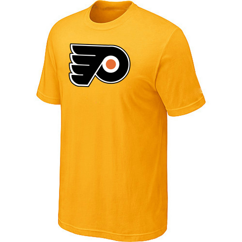 NHL Philadelphia Flyers Big & Tall Logo Yellow T-Shirt