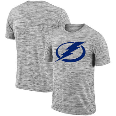 Tampa Bay Lightning 2018 Heathered Black Sideline Legend Velocity Travel Performance T-Shirt