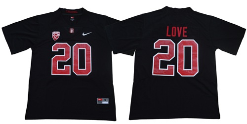 Cardinal #20 Bryce Love Black Limited Stitched NCAA Jersey$49.00$22.50