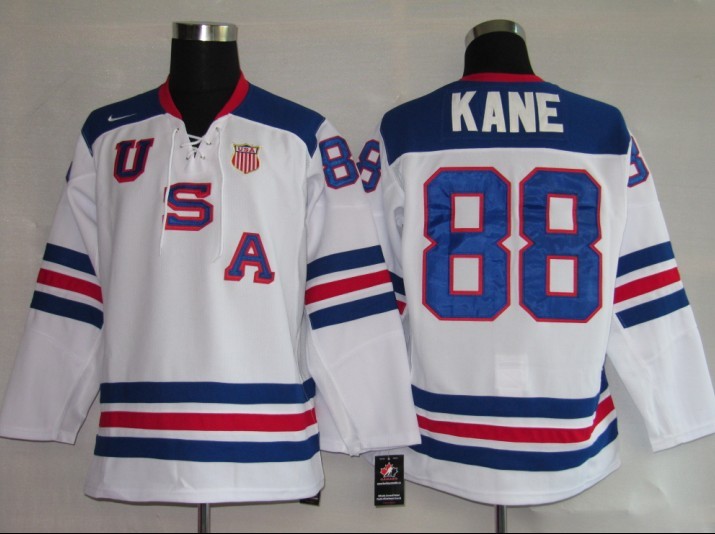 NHL Jerseys USA 88# white [2010 Olympic]