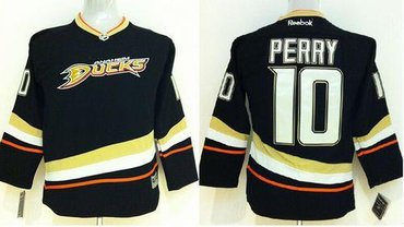 Youth NHL Anaheim Ducks #10 Corey Perry Black Jersey