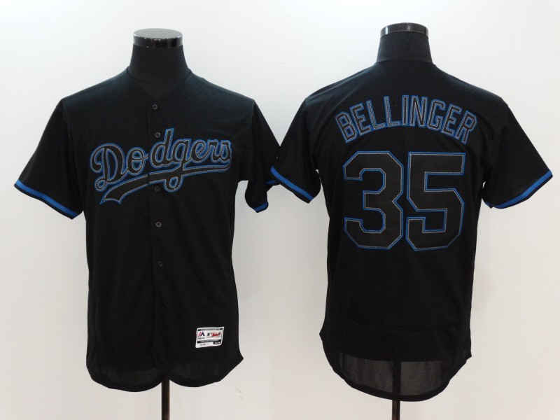 Dodgers 35 Cody Bellinger Charcoal Flexbase Jersey