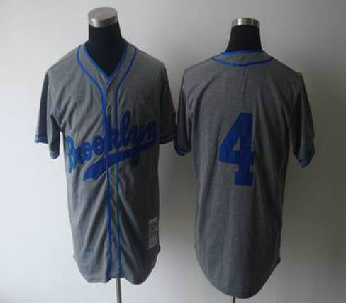 LOS ANGELES DODGERS 4 GREY THROWBACK 1945 JERSEYS