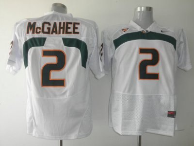 hurricanes #2 willis mcgahee white embroidered ncaa jerseys