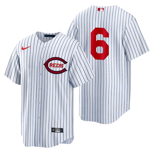 Men's Cincinnati Reds #6 Jonathan India 2022 White Field Of Dreams Stitched Baseball Jersey