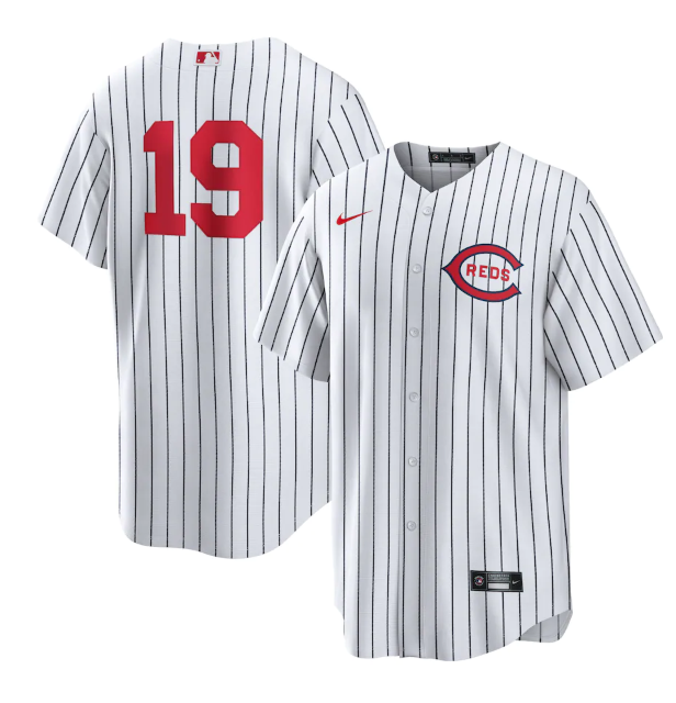 Men's Cincinnati Reds #19 Joey Votto 2022 White Field Of Dreams Stitched Baseball Jersey