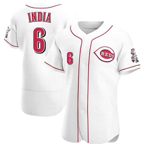 Men's Cincinnati Reds #6 Jonathan India White Flex Base Stitched Jersey