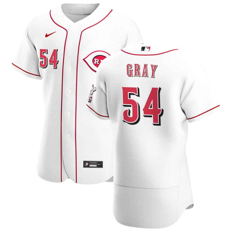 Cincinnati Reds #54 Sonny Gray Men's Nike White Home 2020 Authentic Player MLB Jersey