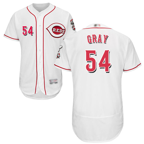 Reds #54 Sonny Gray White Flexbase Authentic Collection Stitched Baseball Jersey